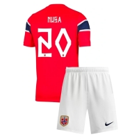 Norge Antonio Nusa #20 Hemmatröja Barn VM 2026 Kortärmad (+ Korta byxor)